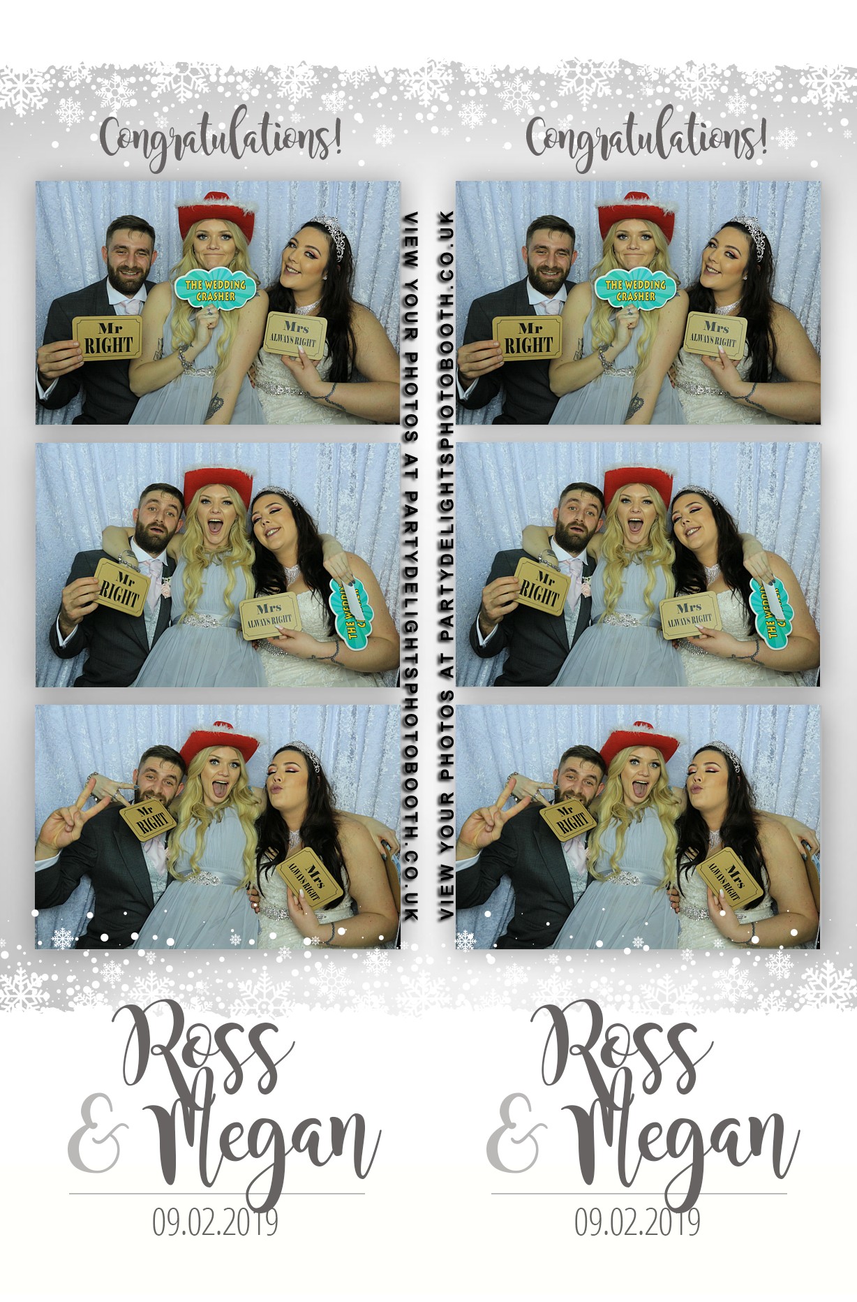 Ross and Megan’s Wedding - Prints | View more photos from the event at gallery.partydelightsphotobooth.co.uk/u/PartyDelightsPhotoBooth/Ross-and-Megan’s-Wedding-Prints